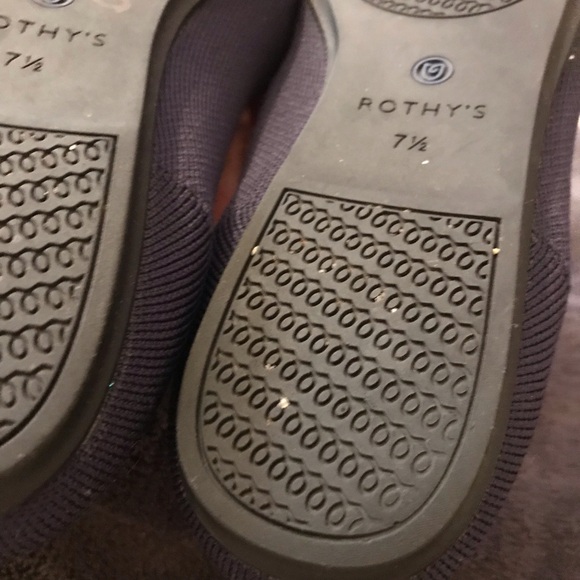 Rothy’s Zodiac Virgo Loafers 7.5 Astrology Limited Edition Navy Silver Sparkle - Picture 13 of 14